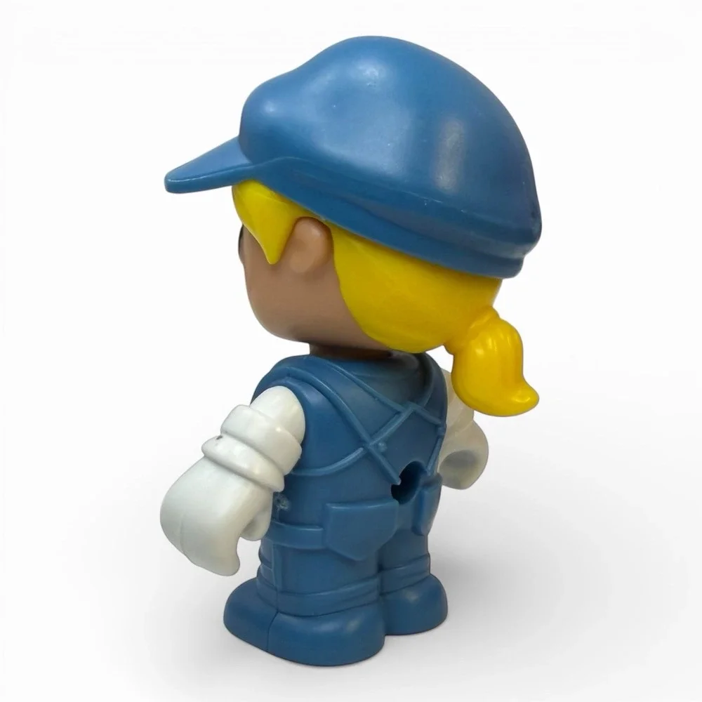 Safari Park Ranger Dinosaur Blue Bib Overalls Action Figure Replacement Toy Girl